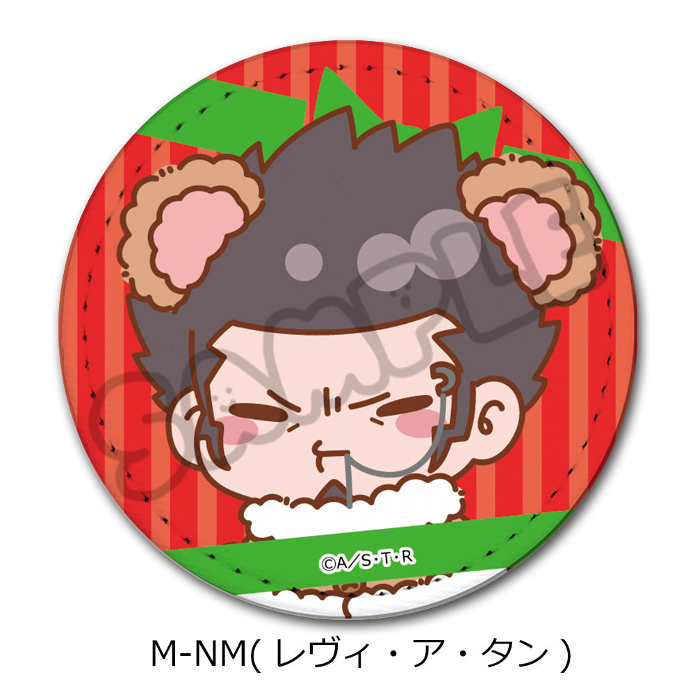 『家庭教師ヒットマンREBORN!』第4弾 レザーバッジ(丸形) M-NM レヴィ・ア・タン