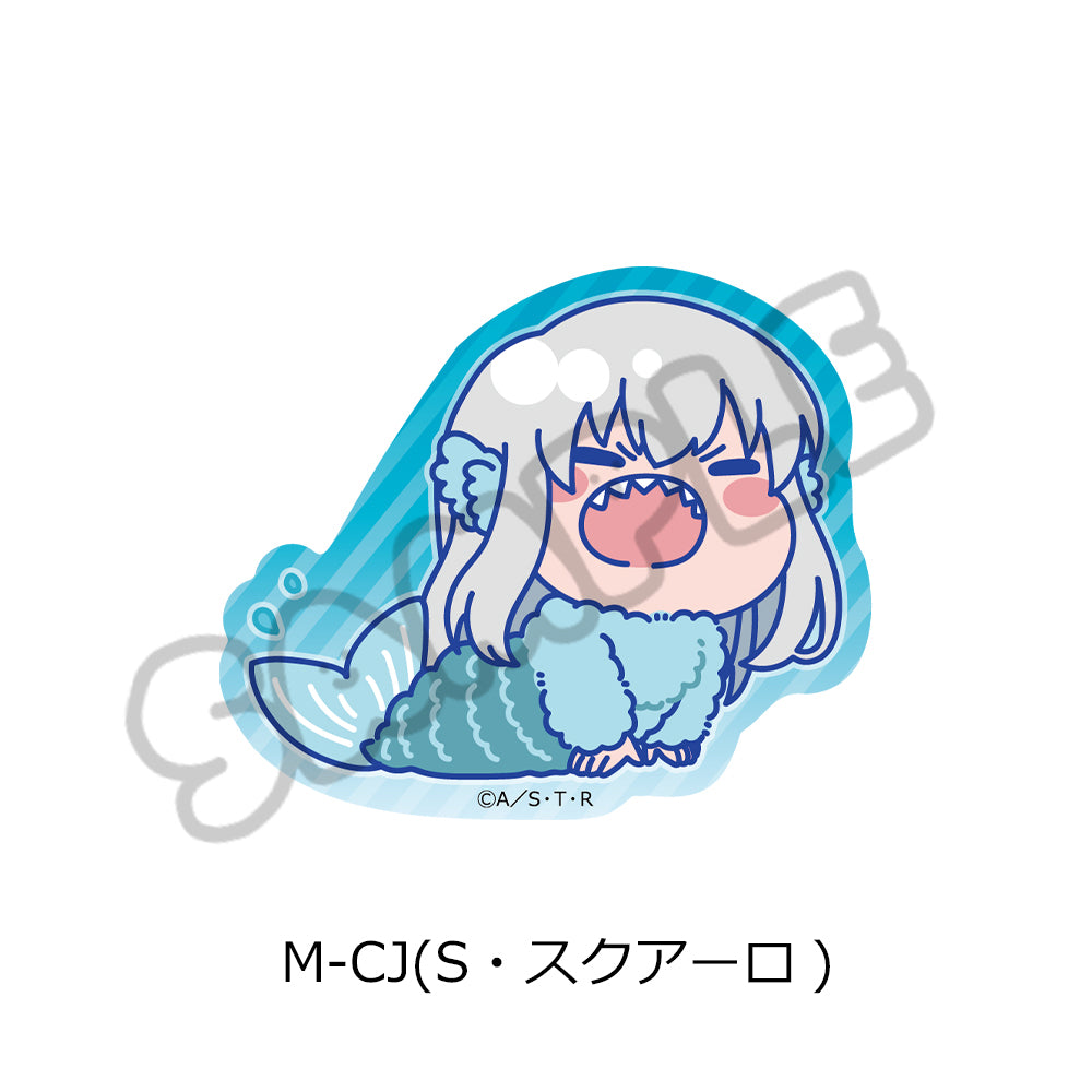 『家庭教師ヒットマンREBORN!』第5弾 クリアステッカー M-CJ S・スクアーロ