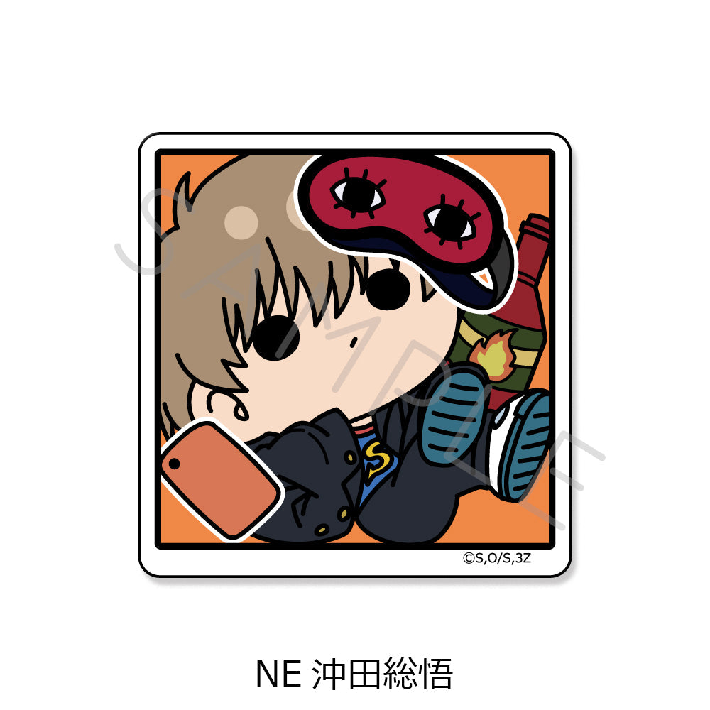 『3年Z組銀八先生』クリアカードステッカー mochochoシリーズ第2弾 NE 沖田総悟
