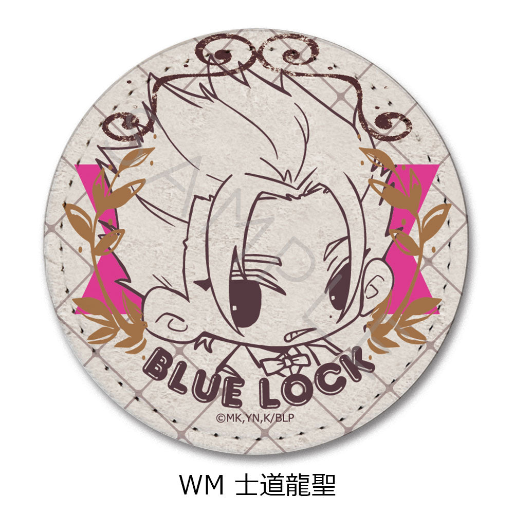 『ブルーロック』第10弾 レザーバッジ(丸形) WM 士道龍聖