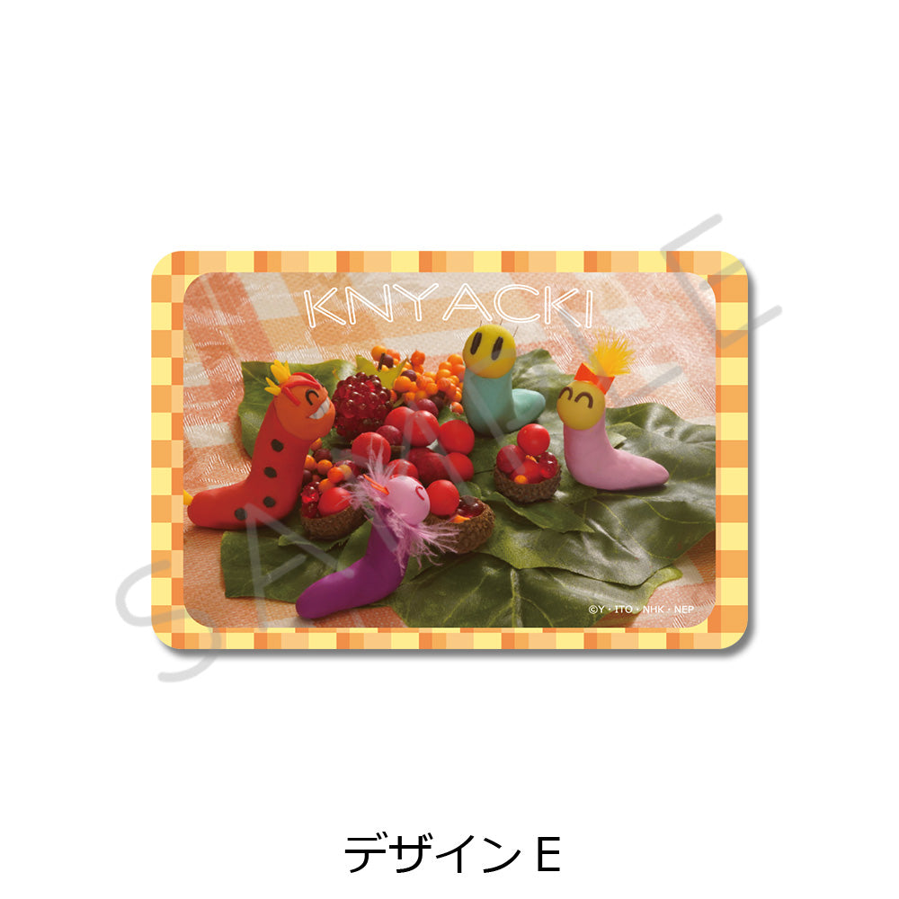 『ニャッキ!』クリアカードステッカー デザインE