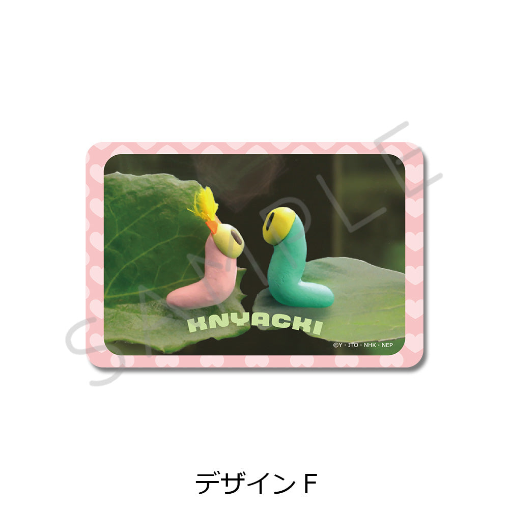 『ニャッキ!』クリアカードステッカー デザインF