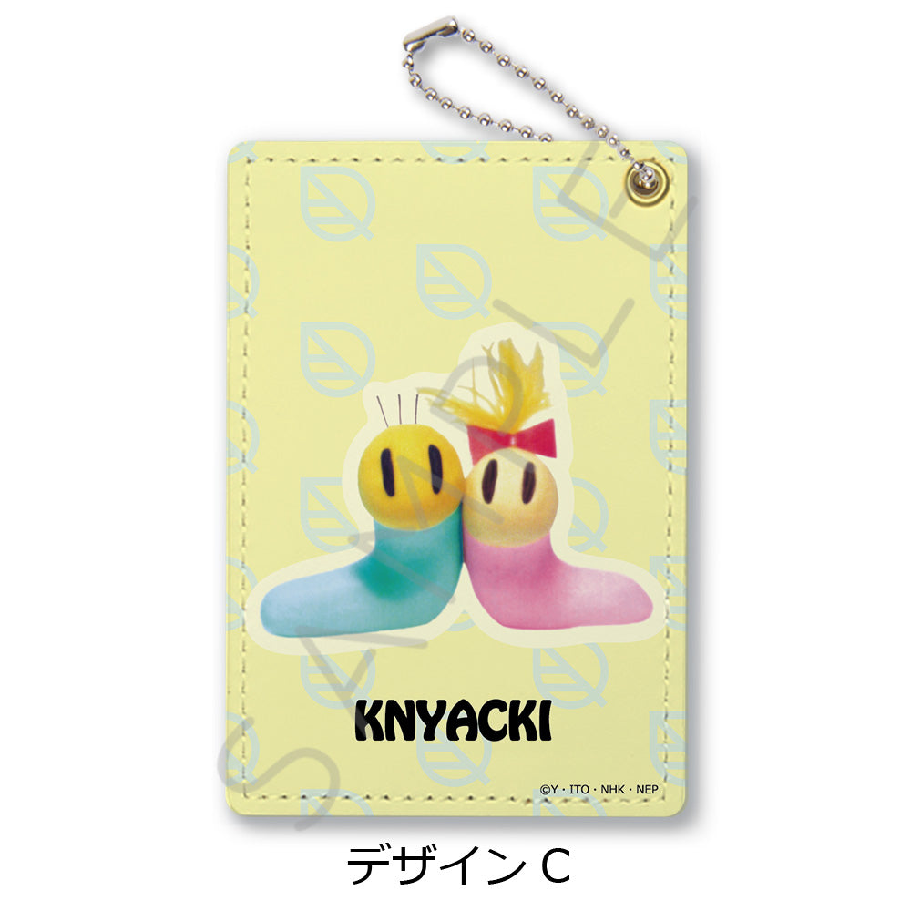 『ニャッキ!』パスケース デザインC