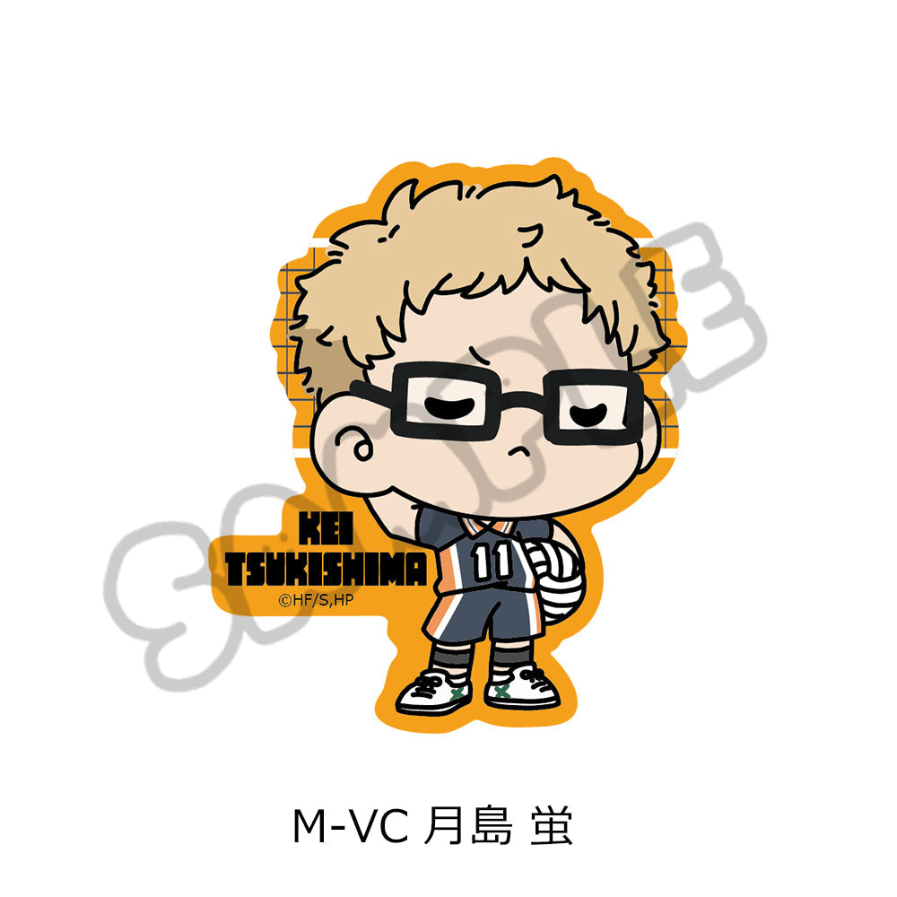 『ハイキュー!!』第8弾 クリアカードステッカー(mochocho) M-VC 月島蛍