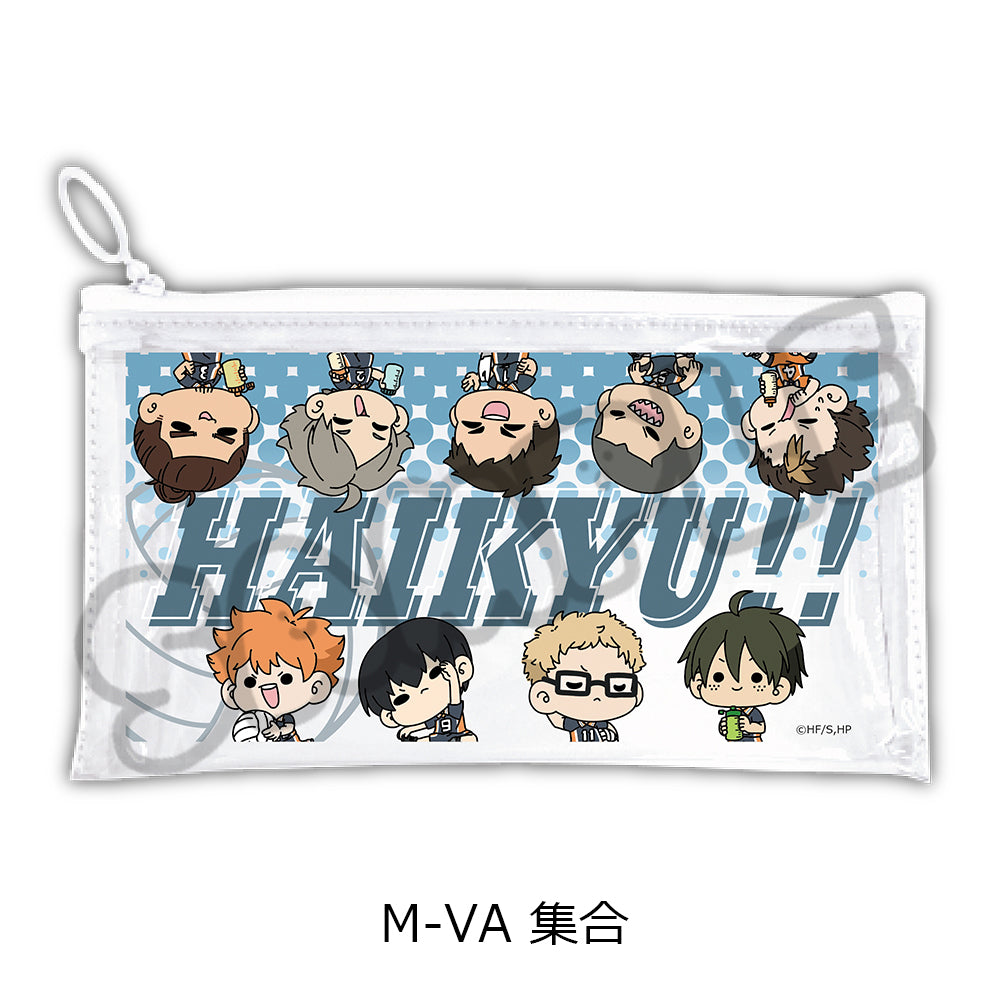 『ハイキュー!!』第8弾 フラットクリアポーチ(mochocho) M-VA 集合