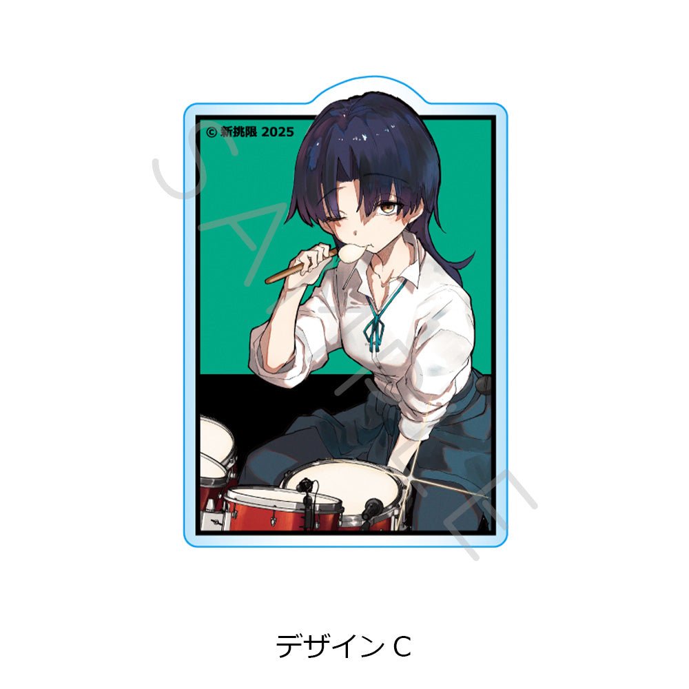 『ダンジョンバンド』3wayアクリルバッジ デザインC