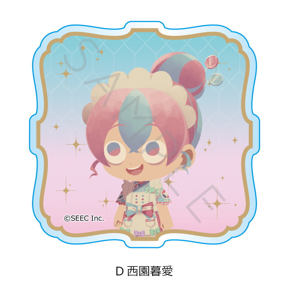 『誰ソ彼ホテル -蕾-』3wayアクリルバッジ D 西園暮愛