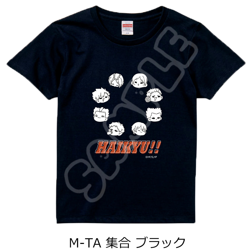 『ハイキュー!!』第9弾 Tシャツ M-TA 集合 ブラック Sサイズ