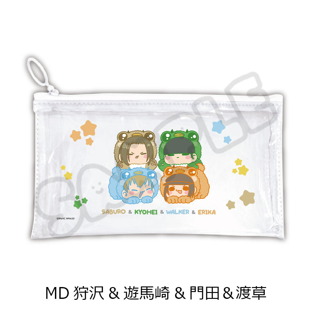 『デュラララ!!×2』フラットクリアポーチ MD 狩沢&遊馬崎&門田&渡草