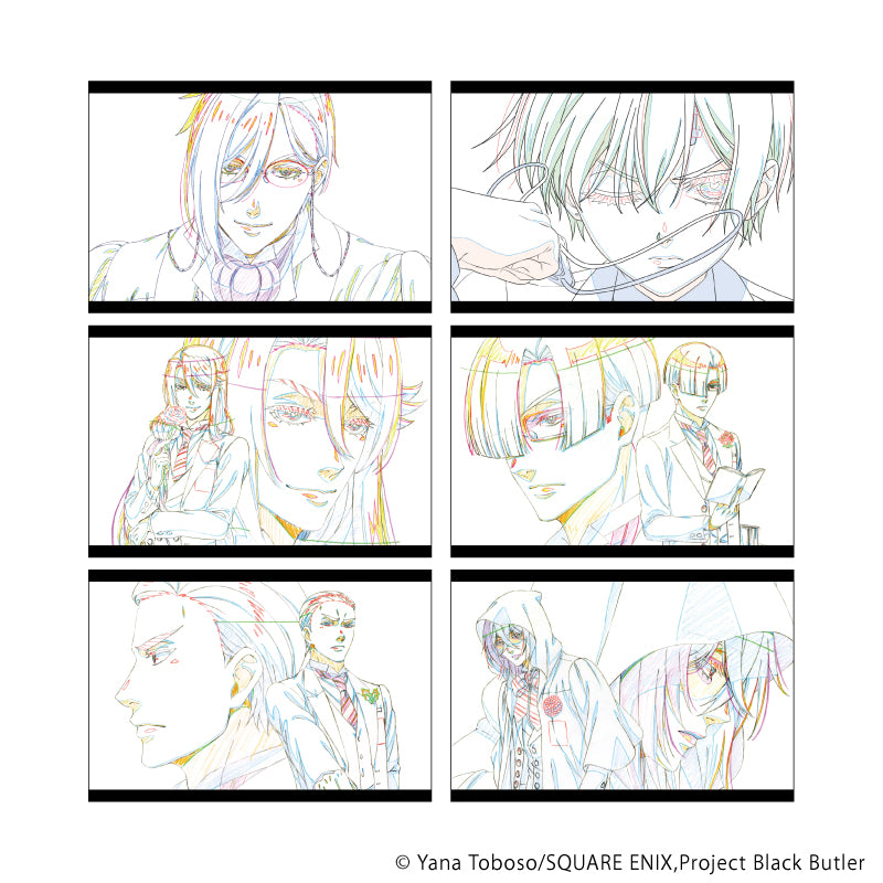 『黒執事 -寄宿学校編-』ポストカード6枚セットアニメ01/寄宿学校編セット(原画イラスト)