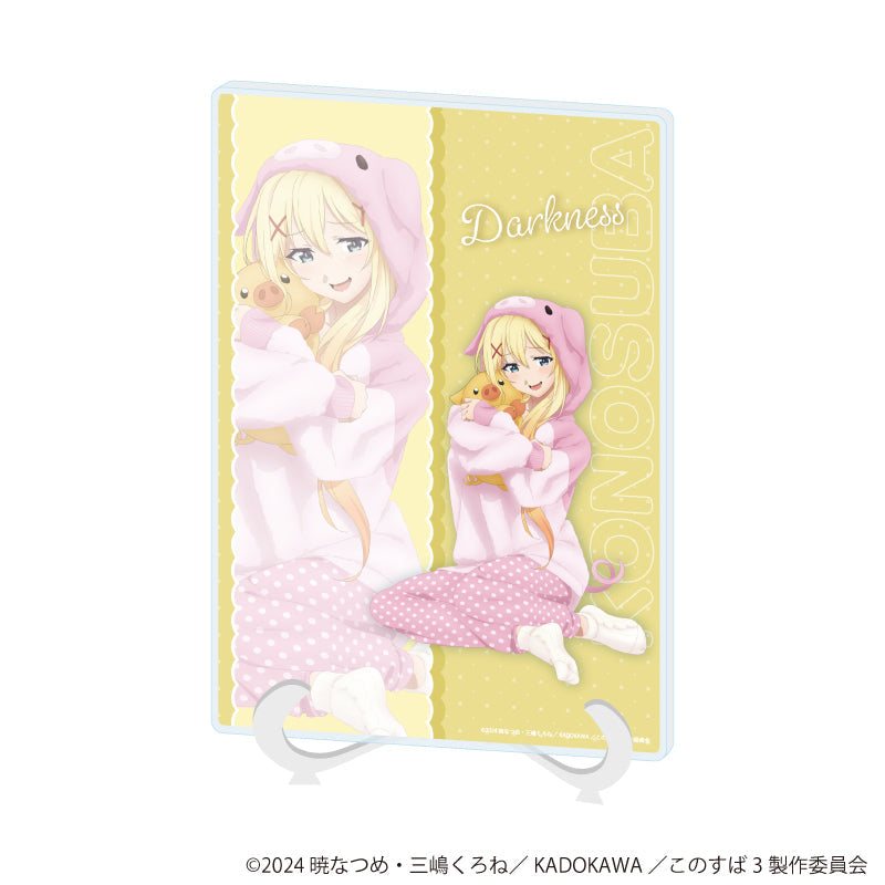 『この素晴らしい世界に祝福を!3』アクリルアートボード(A5サイズ)05/ダクネス アニマルパジャマver.(描き下ろしイラスト)