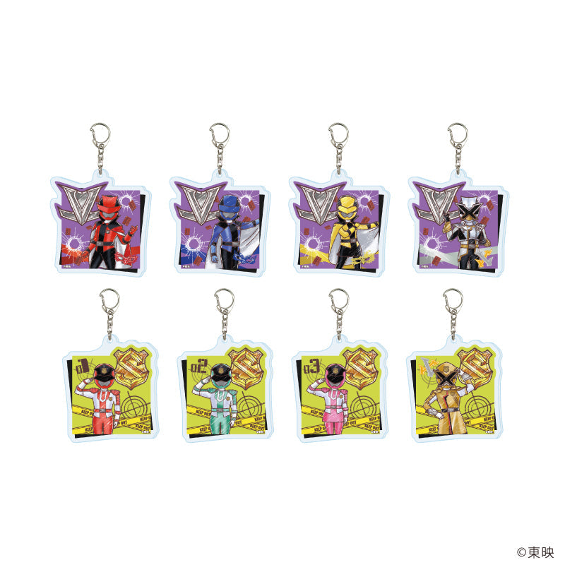 『快盗戦隊ルパンレンジャーVS警察戦隊パトレンジャー』アクリルキーホルダー01/コンプリートセット(全8種)(グラフアートイラスト)