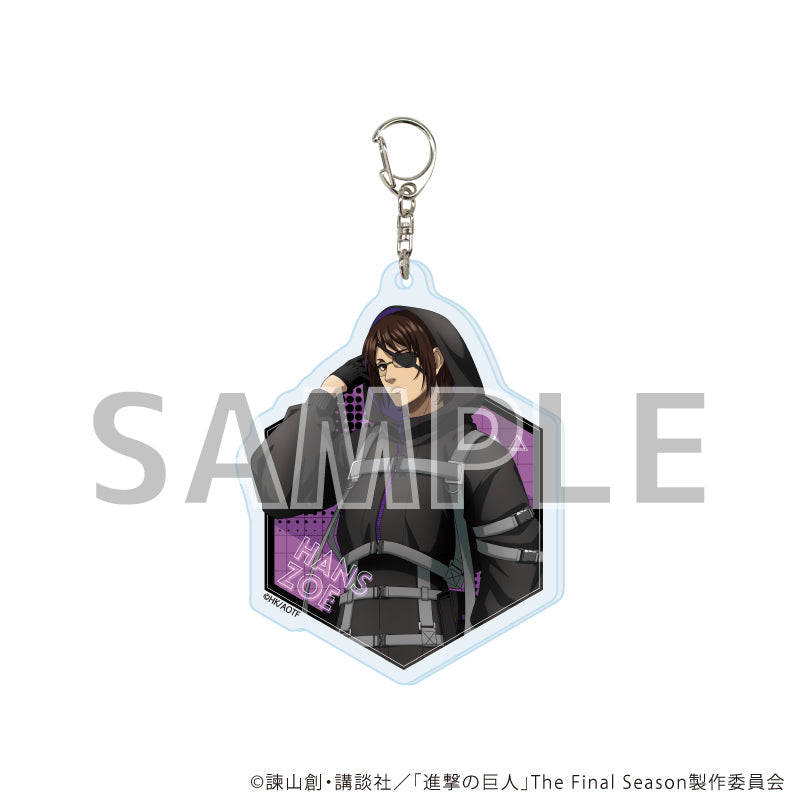 『進撃の巨人The Final Season』アクリルキーホルダー05/ハンジ・ゾエ サイバーパンクver.(描き下ろしイラスト)