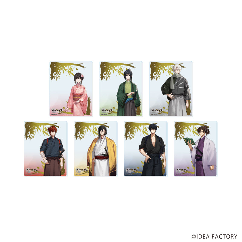 『BYAKKO ~四神部隊炎恋記~』アクリルカード01/コンプリートセット(全7種)(公式イラスト)