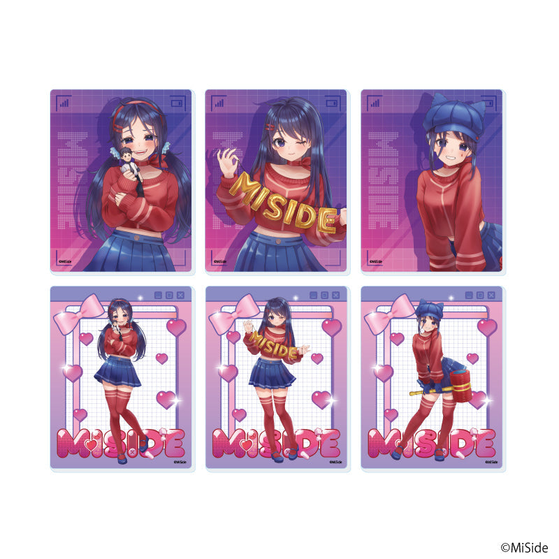 『MiSide : ミサイド』アクリルカード01/コンプリートセット(全6種)(描き起こしイラスト)