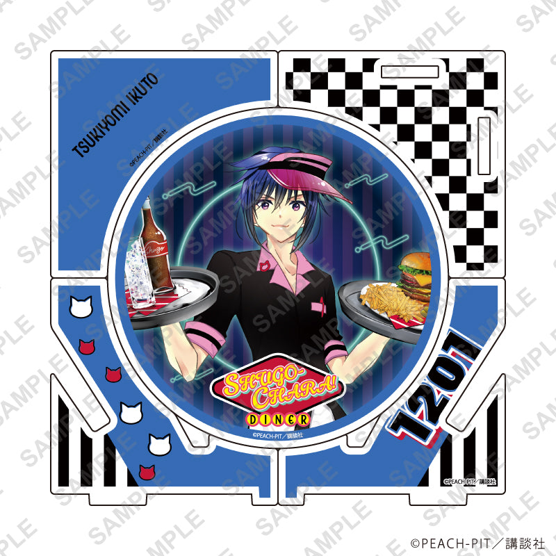 『しゅごキャラ!』アクリルコースター02/月詠イクト アメリカンダイナーver.(描き下ろしイラスト)