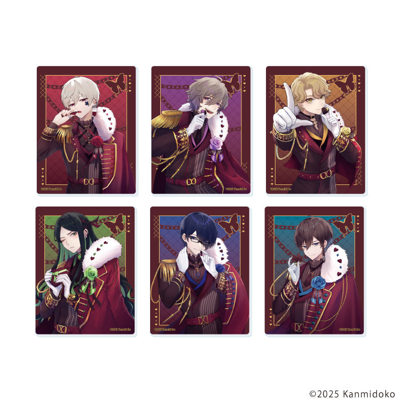 『FolieFatale~病ンデレ男に堕とされる~』アクリルカード01/コンプリートセット(全6種)(公式イラスト)