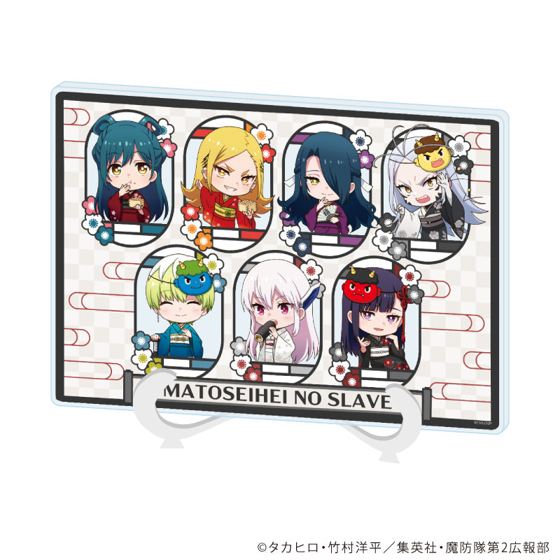 『魔都精兵のスレイブ2』アクリルアートボード(A5サイズ)04/集合デザイン(ミニキャライラスト)