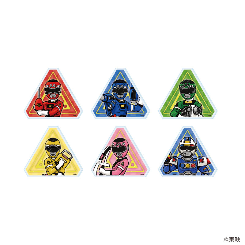 『激走戦隊カーレンジャー』アクリルマグネット01/コンプリートセット(全6種)(グラフアートイラスト)