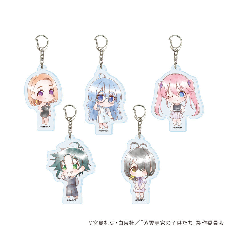 『紫雲寺家の子供たち』アクリルキーホルダー01/コンプリートセット(全5種)(公式イラスト)