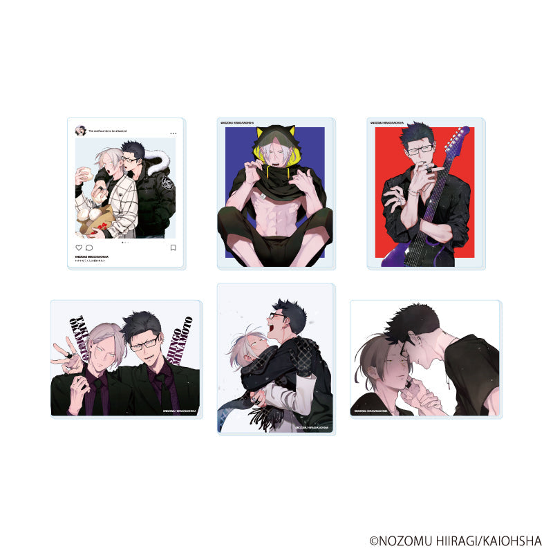 『オオカミくんは襲われたい』アクリルカード01/コンプリートセット(全6種)(公式&描き下ろしイラスト)