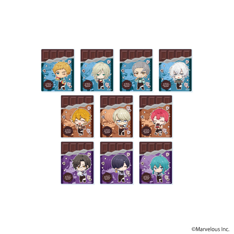 『千銃士:Rhodoknight』アクリルカード04/バレンタインver. コンプリートセット(全10種)(ミニキャライラスト)