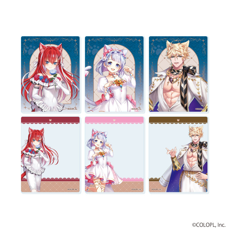『白猫プロジェクト』アクリルカード03/猫の日ver. コンプリートセット(全6種)(描き下ろしイラスト)