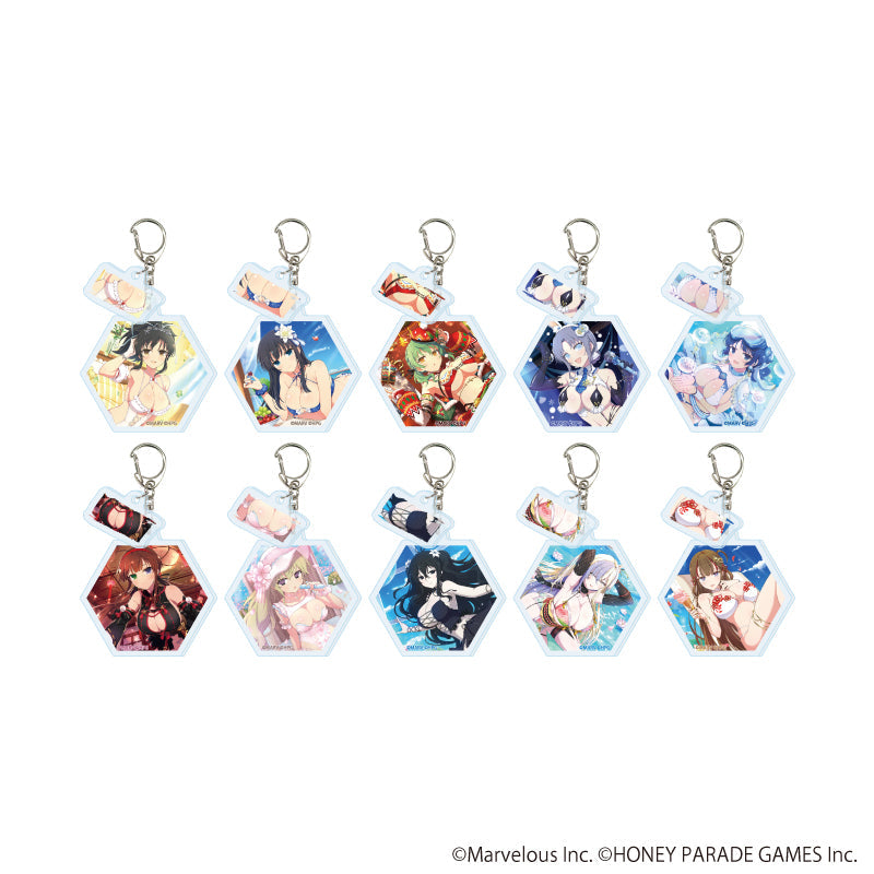 シノビマスター 閃乱カグラ NEW LINK』パイ付きアクリルキーホルダー04