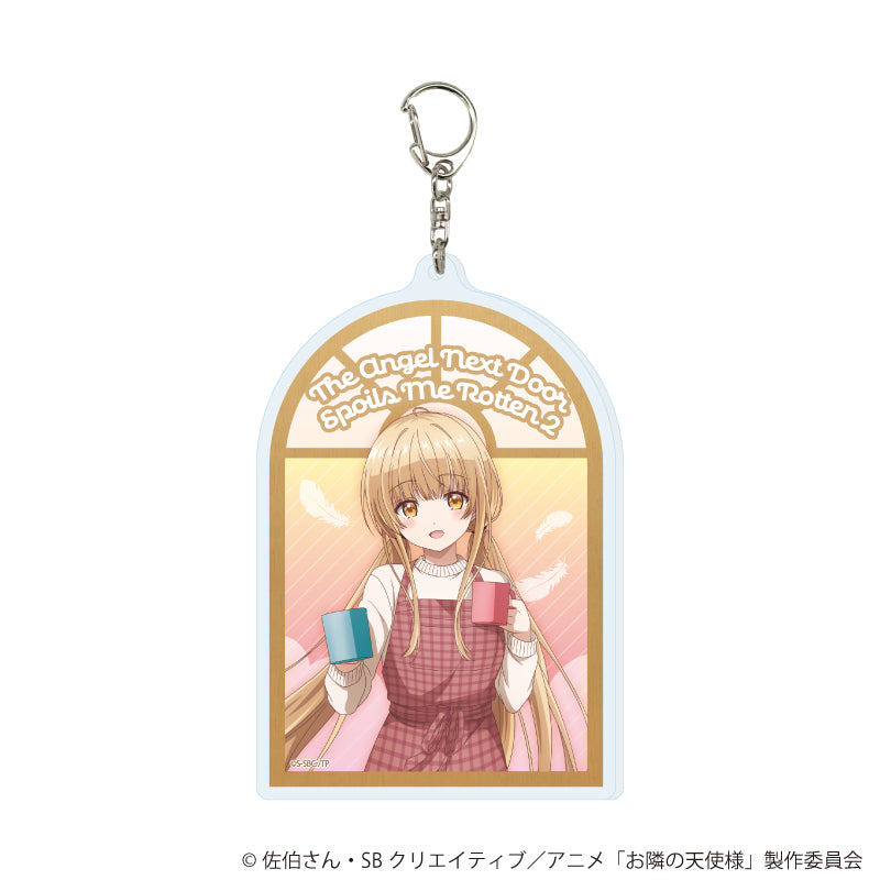 『お隣の天使様にいつの間にか駄目人間にされていた件2』デカアクリルキーホルダー05/椎名真昼 朝ver.(描き下ろしイラスト)