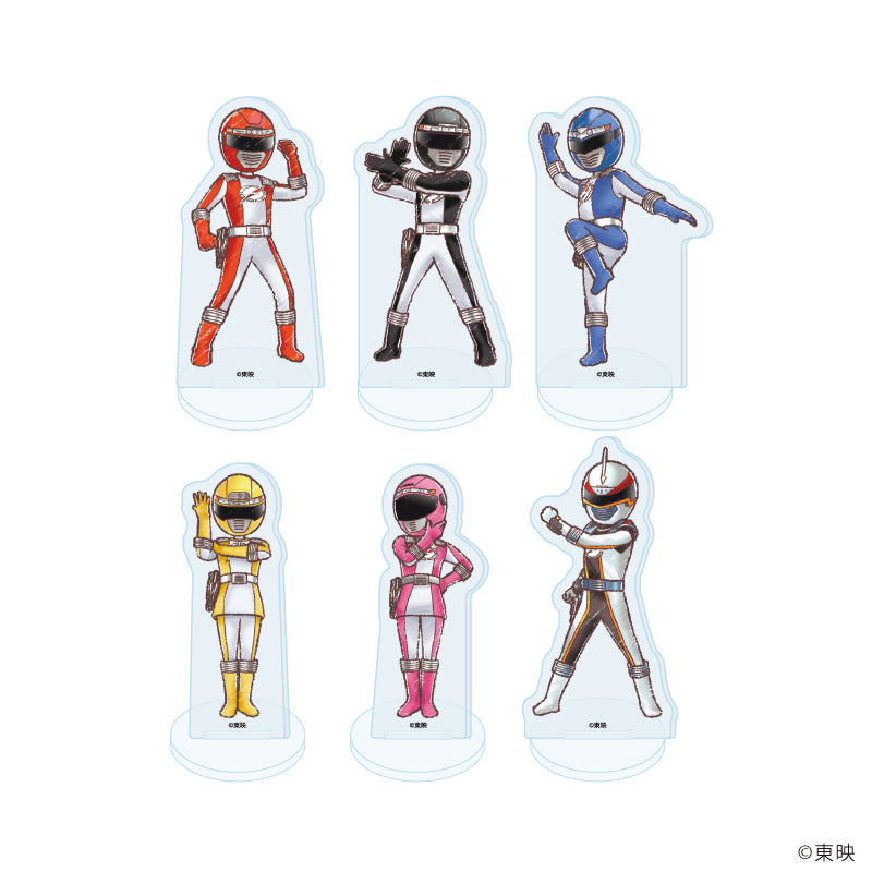 『轟轟戦隊ボウケンジャー』アクリルぷちスタンド01/コンプリートセット(全6種)(グラフアートイラスト)