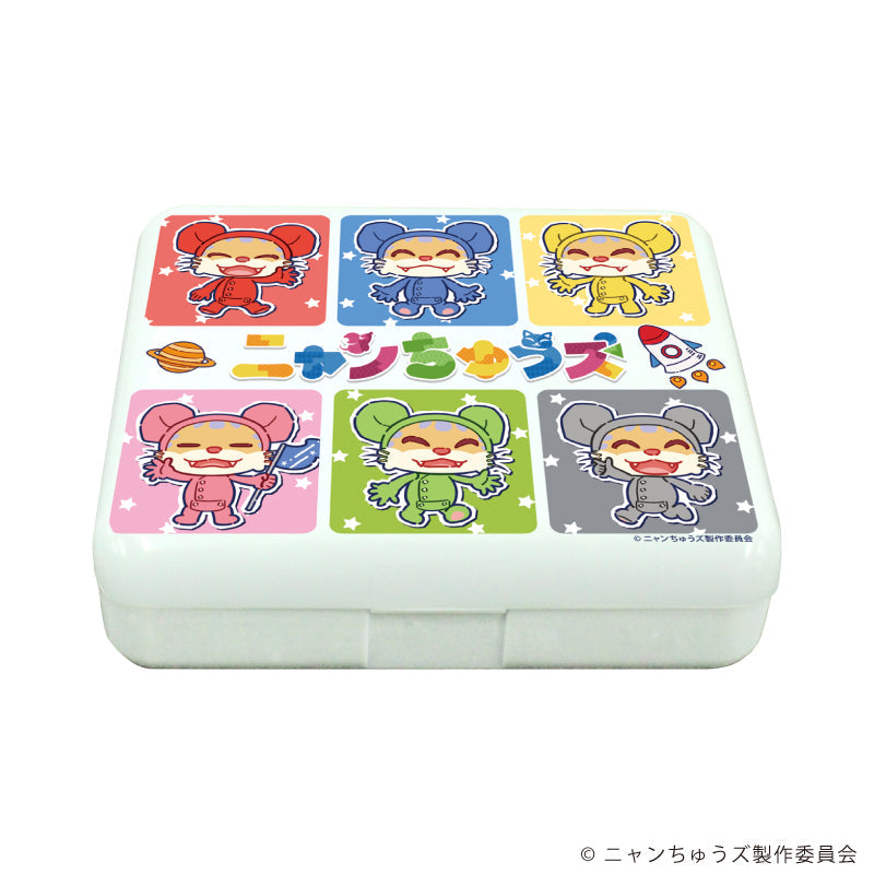 『ニャンちゅうズ』小物ケース01/コマ割りデザイン(POP Artイラスト)
