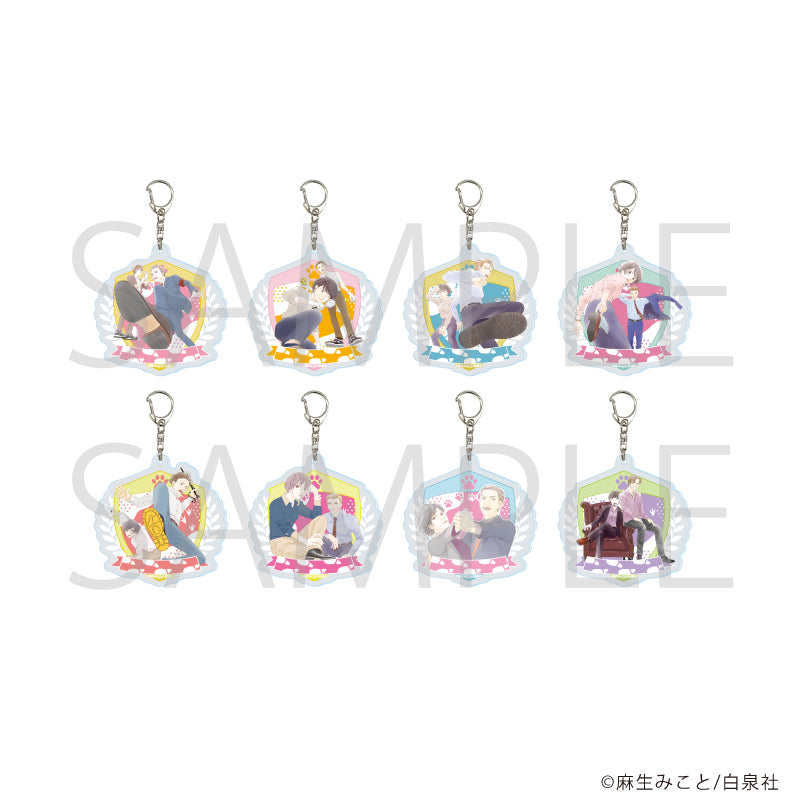 『下足痕踏んじゃいました』アクリルキーホルダー01/コンプリートセット(全8種)