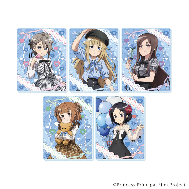 『第4章プリンセス・プリンシパル Crown Handler』アクリルカード02/コンプリートセット(全5種)(描き下ろしイラスト)