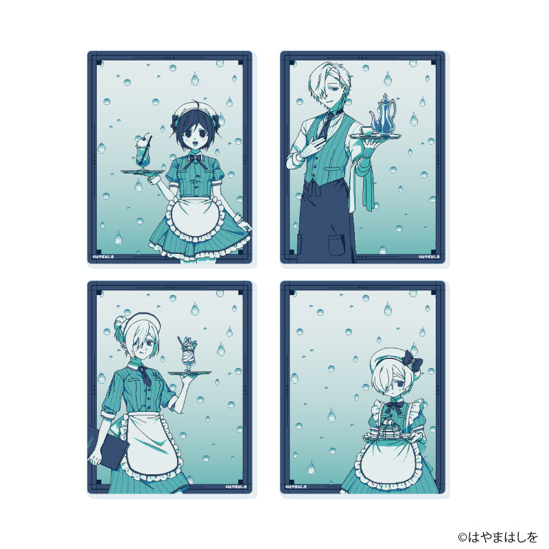 『梅雨が明けるまで』アクリルカード01/コンプリートセット(全4種)(描き下ろしイラスト)