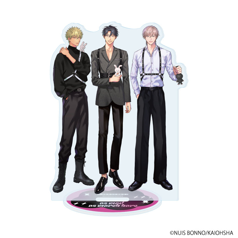 『三月の兎たち』アクリルスタンド02/五十嵐遥輝&八田圭吾&宇佐美麻也(描き下ろしイラスト)