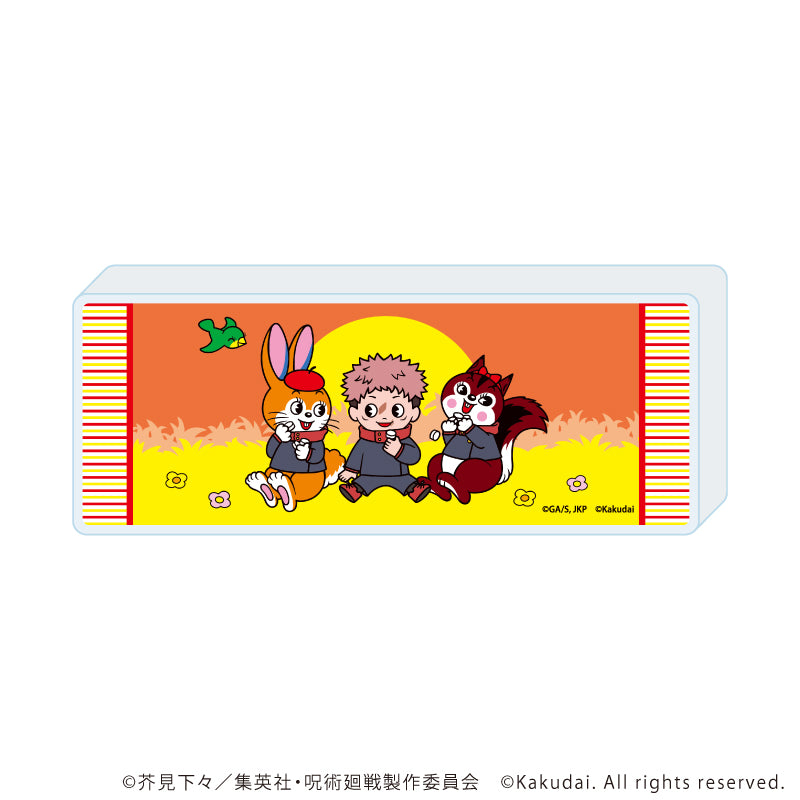 『呪術廻戦×クッピーラムネ』ミニアクリルブロック01/虎杖悠仁(ミニキャライラスト)