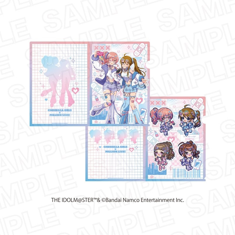『アイドルマスター シンデレラガールズ×アイドルマスター ミリオンライブ!』クリアファイルセット A