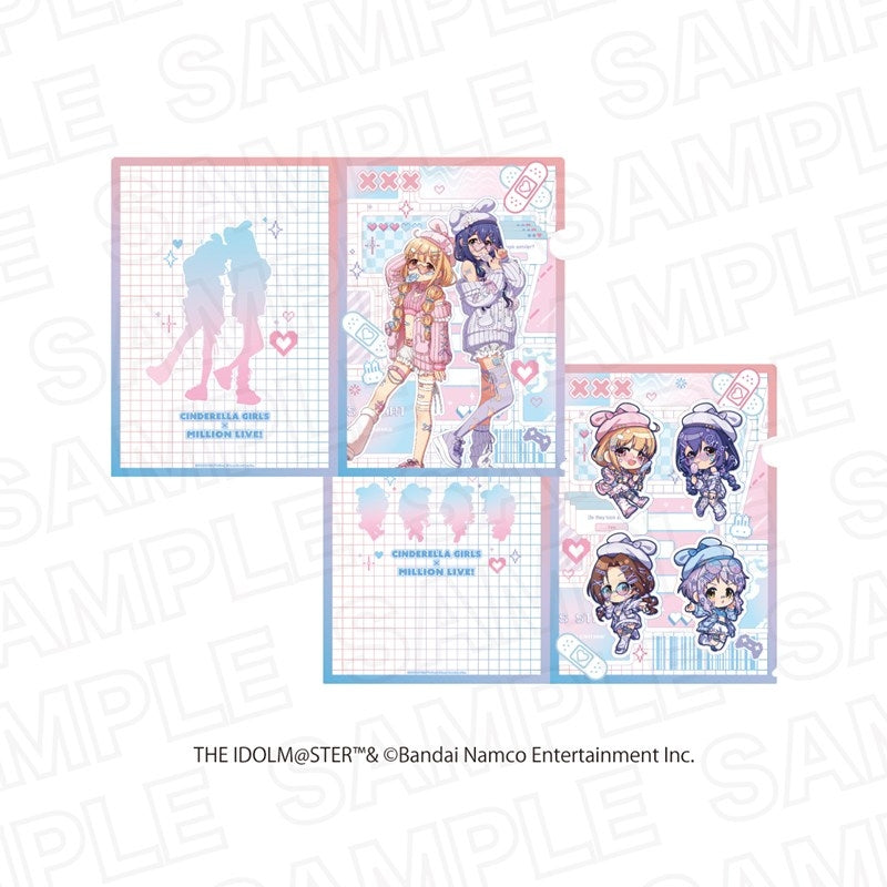 『アイドルマスター シンデレラガールズ×アイドルマスター ミリオンライブ!』クリアファイルセット B
