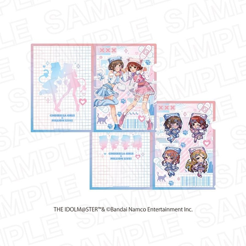 『アイドルマスター シンデレラガールズ×アイドルマスター ミリオンライブ!』クリアファイルセット C