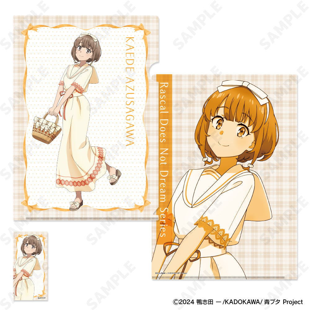 『青春ブタ野郎シリーズ』クリアファイル&ステッカーセット 2 梓川花楓[セーラーワンピース]