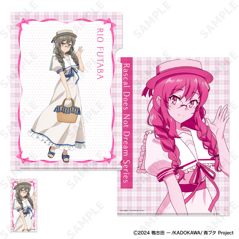 『青春ブタ野郎シリーズ』クリアファイル&ステッカーセット 5 双葉理央[セーラーワンピース]