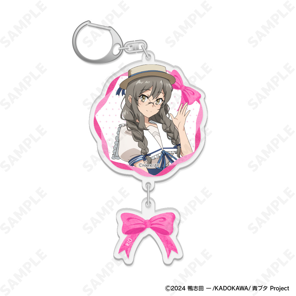 『青春ブタ野郎シリーズ』2連アクリルキーホルダー 4 双葉理央[セーラーワンピース]