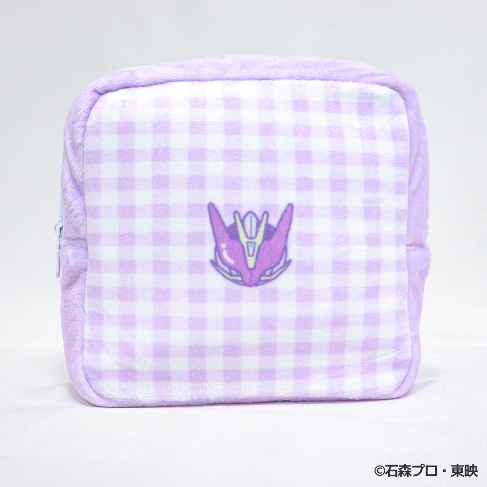 『仮面ライダー電王』ましかくポーチ 4 ガンフォーム[ギンガムパステルシリーズ]