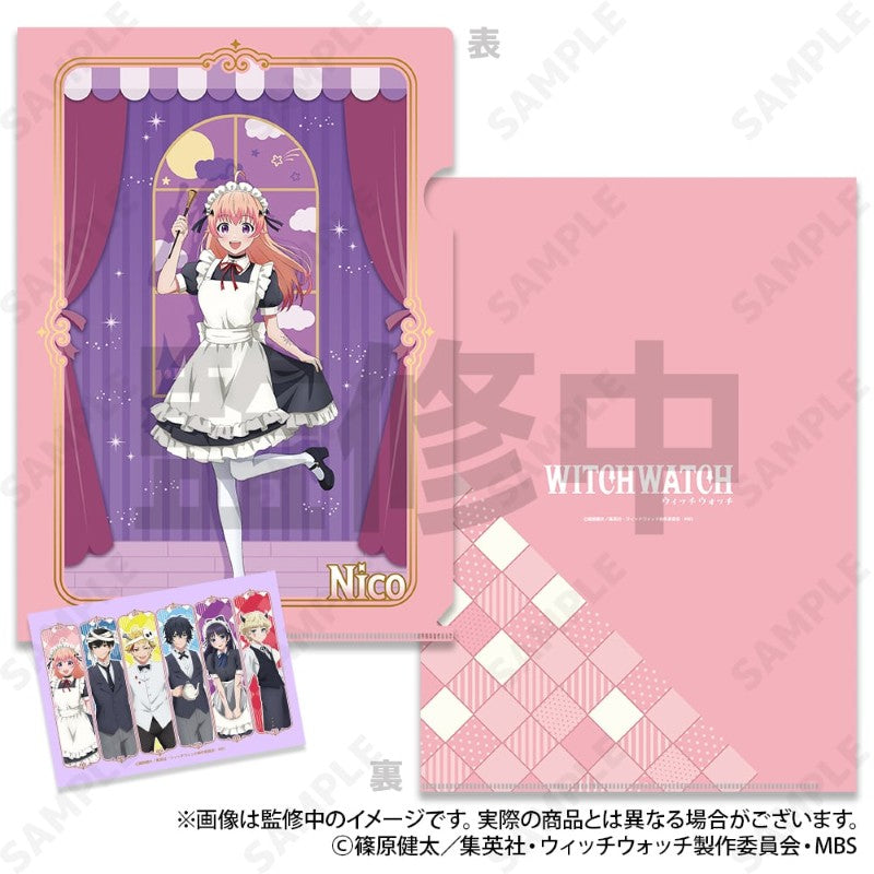 『ウィッチウォッチ』クリアファイル&ブロマイドセット 1 若月ニコ[ホーンテッドカフェ]