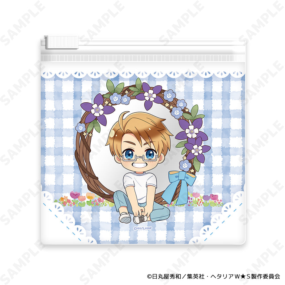 『ヘタリア World☆Stars』スライダーポーチ 4 アメリカ-Flower Shower-[ドレセレmini]