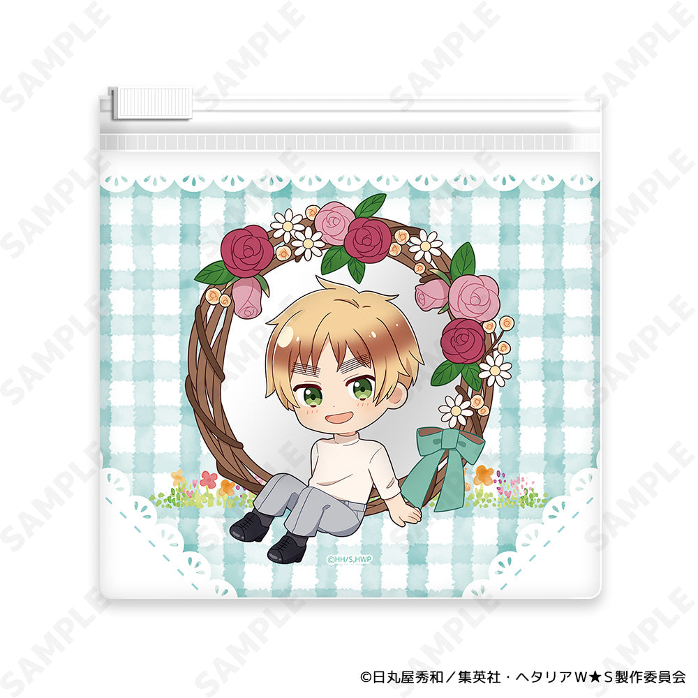 『ヘタリア World☆Stars』スライダーポーチ 5 イギリス-Flower Shower-[ドレセレmini]
