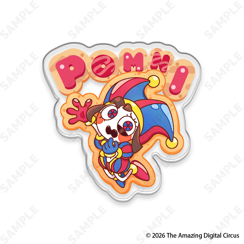 『アメイジング・デジタル・サーカス』お名前アクリルバッジ 1 ポムニ[きゃらべいく]