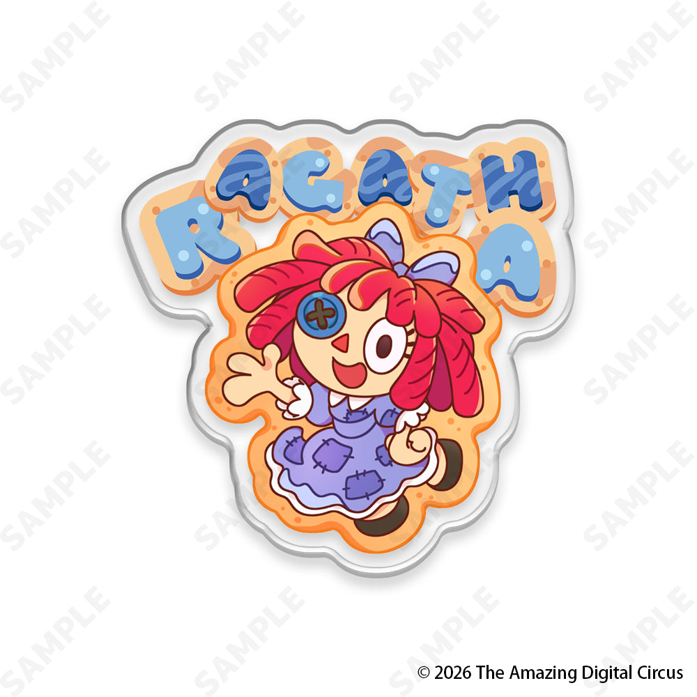 『アメイジング・デジタル・サーカス』お名前アクリルバッジ 5 ラガタ[きゃらべいく]