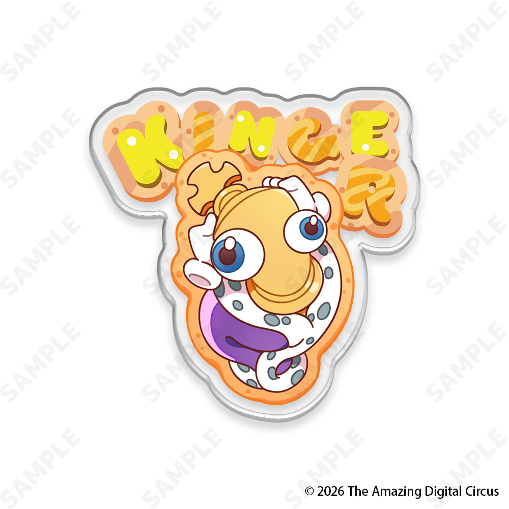 『アメイジング・デジタル・サーカス』お名前アクリルバッジ 7 キンガー[きゃらべいく]