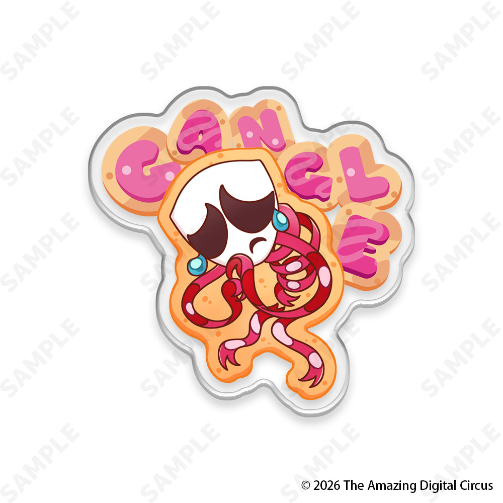 『アメイジング・デジタル・サーカス』お名前アクリルバッジ 8 ガングル[きゃらべいく]